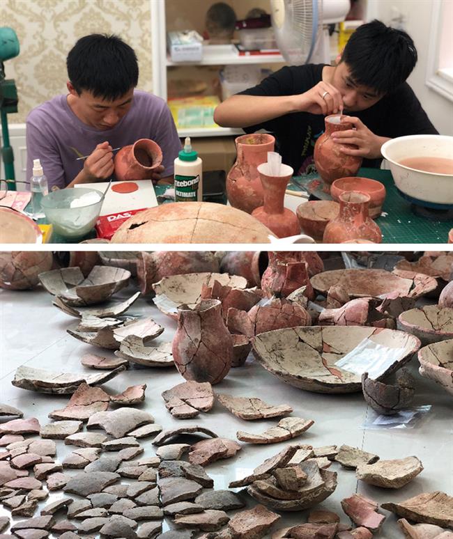 義烏·橋頭遺址 上山文化彩陶器修復(fù).jpg 義烏·橋頭遺址 上山文化彩陶器修復(fù).jpg